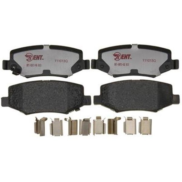 Rm Brakes RM Brakes EHT1274H Ceramic Brake Pad Set With Hardware R53-EHT1274H
